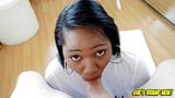 Thick ebony Ashanti Miller POV deepthroat and swallow snapshot 6