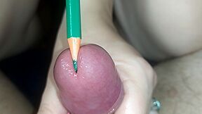 Colour Pencils Uretra Insertions After Pussy - Teaser Video