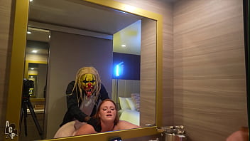 Julie Ginger Gets Her Large Pussy Fucked Hard By Gibby The Clown