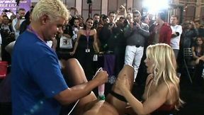 This orgasm craving blonde needs an audience when she is having fun