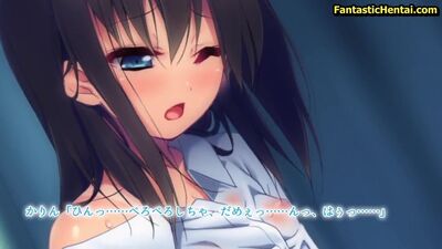 Petite anime chick with tiny tits gives an erotic blowjob and gets railed