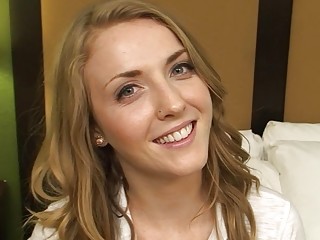 Karla Kush fucks and eats cum in her first adult movie