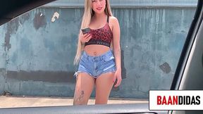 Blonde Brazilian Bombshell Pounded Hard in the Streets
