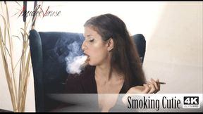 Smoking Cutie (FHD) - Dark-Erotic Cigarette Smoking & Flashing Show!