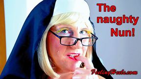 The naughty Nun! - starring Sandy Heely - Episode 3 - Full Feature! - FHD - High Heels Nylons Nun Costume Toe Wiggling Dirty Talk Handjob Strip Tease Blowjob Facial Cumshot - FHD