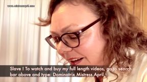 Dominatrix Catheter Hole Control - Mistress April