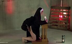 Steamy Religious Fuck Session For Horny Nun And Aroused Priest Getting It On In Prayer