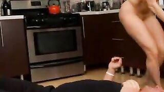 Friend Brandi Love fucking inside the floor with her big boobies