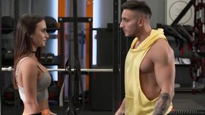 Rocco Siffredi featuring Lana Roy's gym clip
