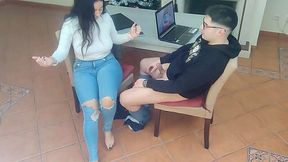 Sexy tutor indulges in private lessons with her student