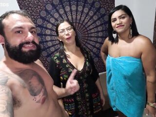 Aventuras do Casal Mattos - We went to Espaço Salvaley to be guided in tantric sex until reaching climax