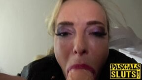 BDSM Victoria Pure roughly penetrated after blowjob
