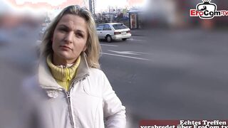 German cunt with mouth next door from Street make first time Sex casting