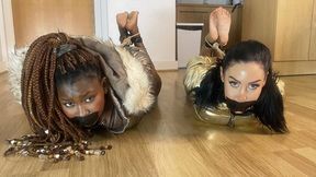 Coco & Mila's Sensual Play and Bondage in Jackets! (FullHD)