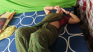 Beautiful widowed Bhabhi&#039;s brother-in-law from her neighbourhood went to her house and fucked her and had fun (in Hindi voice)