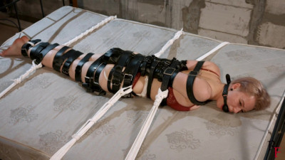 Long tight bondage session for Astrid