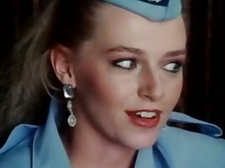 Vintage MILF wants to suck a cock in the plane