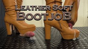 Leather Soft Bootjob in Brown Boots - (Slave POV Version) - TamyStarly - Ball Stomp, Bootjob, Shoejob, Ballbusting, CBT, Trample, Trampling, High Heels, Crush, Crushing
