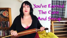I'm Going to Give You The Cane and The Strap - BBW Nimue Allen femdomme disciplinarian dominant girlfriend POV scolding punishment - wmv