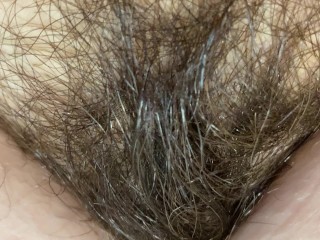 Extreme Close up Scenes on my Hairy Pussy Big Bush Fetish Video 4k HD