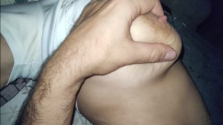 Slim athletic wife with natural tits is gently fucked by her lover