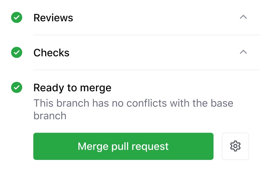 GitHub Mobile Pull Request CI/CD