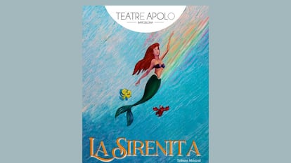 Cartel de 'La Sirenita, Tributo Musical', en junio en el Teatre Apolo de Barcelona
