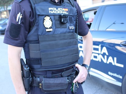 Un agente de la Policía Nacional en un imagen de archivo.