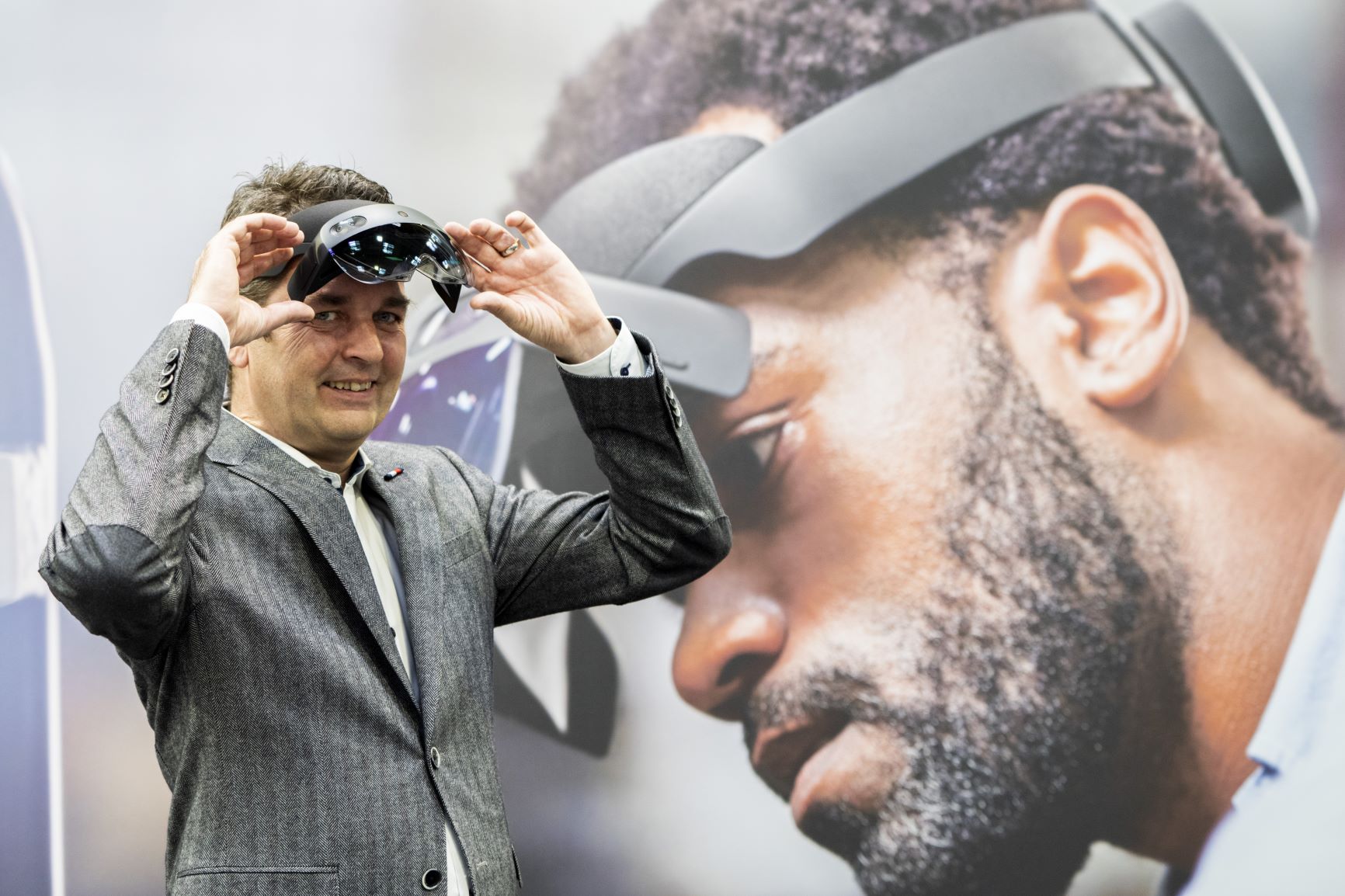 Microsoft HoloLens demo at Hannover Messe 2019