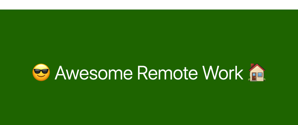 awesome-remote-work