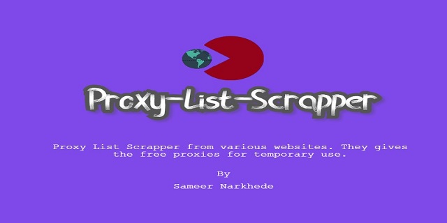 Proxy-List-Scrapper