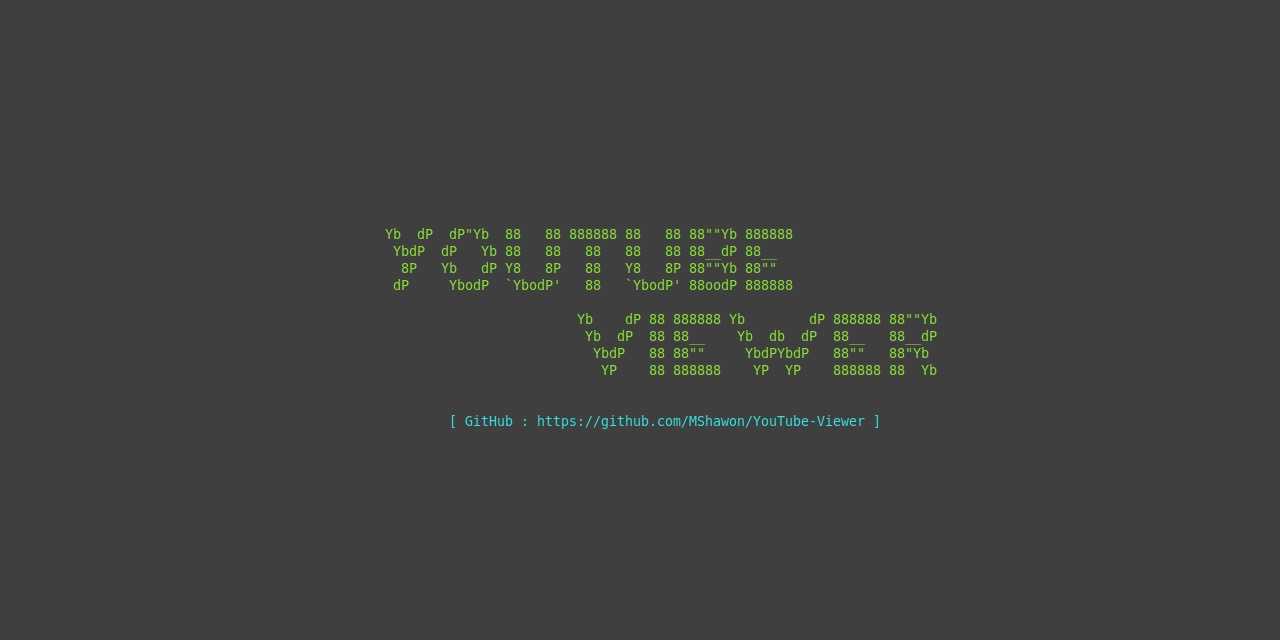 YouTube-Viewer