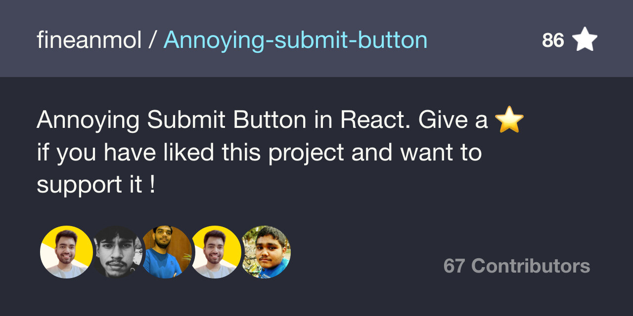 Annoying-submit-button