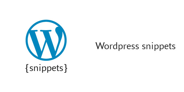 wordpress-snippets
