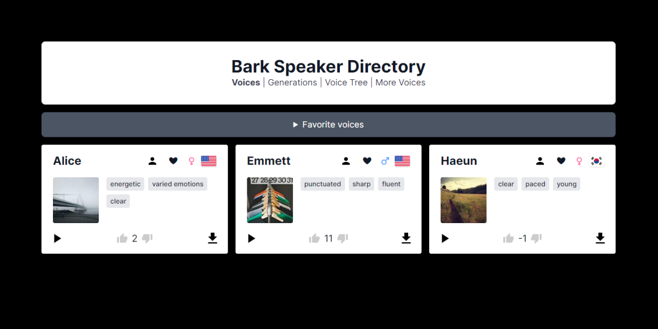 bark-speaker-directory