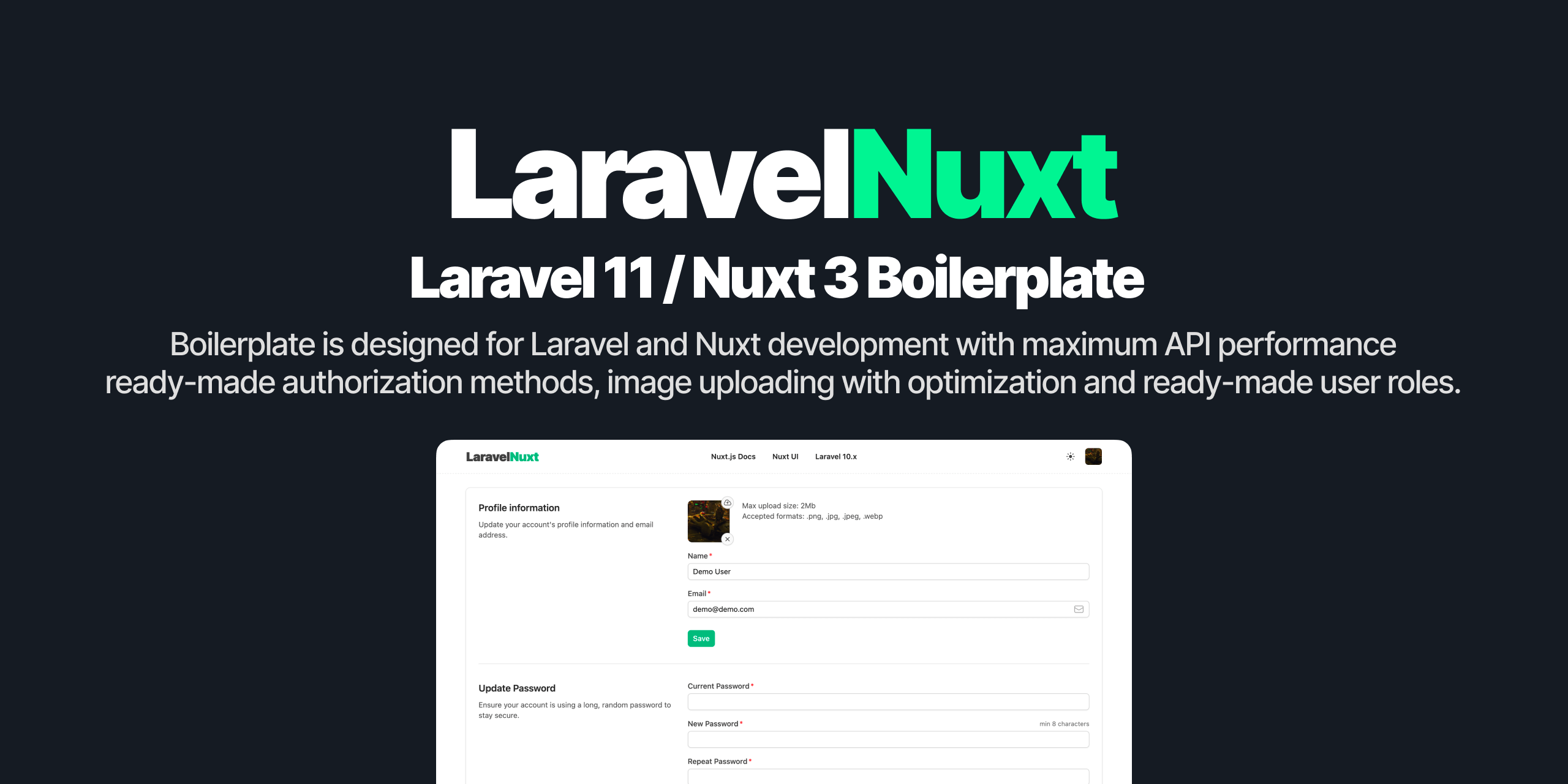 laravel-nuxt