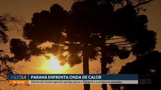 Paraná enfrenta onda de calor - Programa: Meio Dia Paraná - Curitiba 