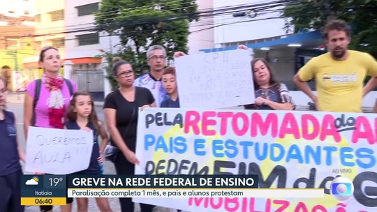 Greve de servidores do colégio Pedro II completa um mês - Programa: Bom Dia Rio 